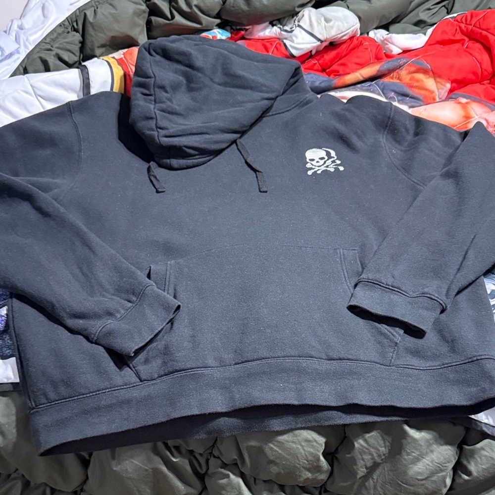 Soul Black Skull Graphic Hoodie